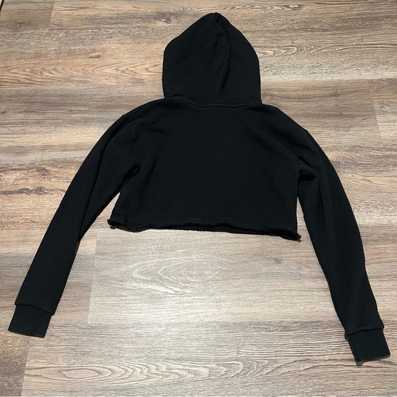 Darc Sport Black Wolves Woman’s Cropped Hoodie wolves club XS 474 of 500 - Picture 3 of 5